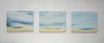Triple Dunes and Sky with Birds