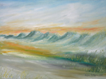 Orange Wave Sand Dunes