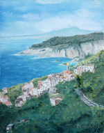 Southern Italian Landscape near Sorrento